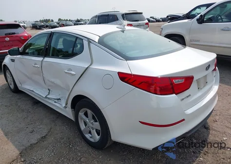 2015 Kia Optima Lx from USA, damaged, VIN KNAGM4A72F5627037